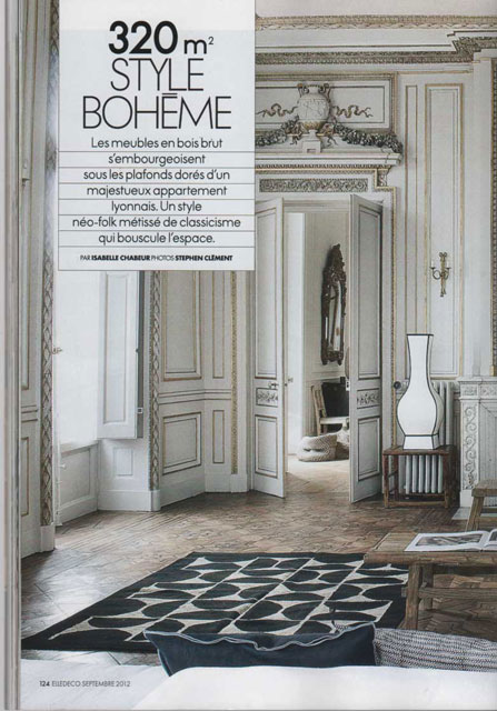 MAISON HAND Lyon - ELLE DECORATION septembre 2012