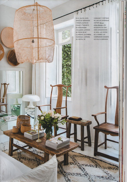 La presse parle de Maison Hand - AD Architectural Digest Espana janvier 2014 - les appartements d'htes de maison HAND